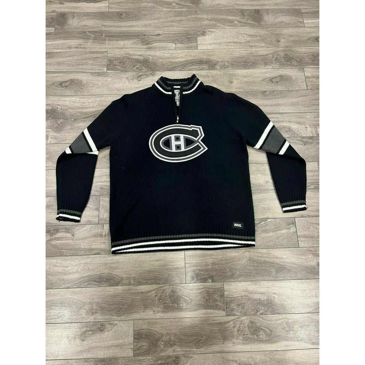 ILANCO National Hockey League Montreal Canadiens NHL Cardigan Sweater NEW  Sz. XL