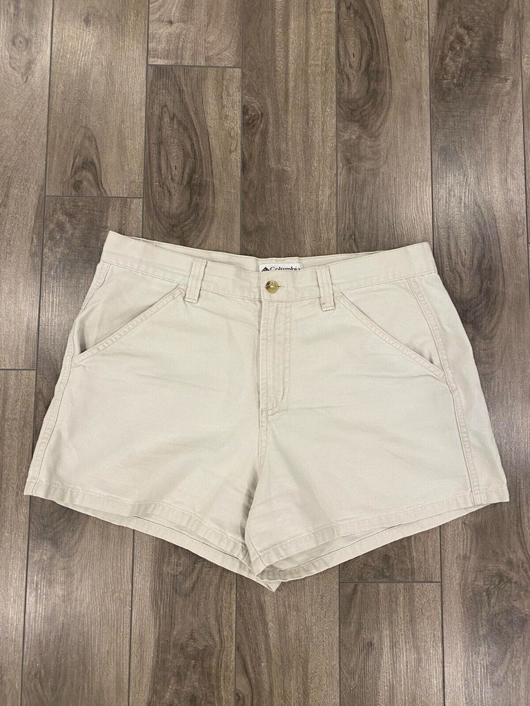 Columbia Shorts Womens 12 Inseam 3 White Hiking Outdoors Casual