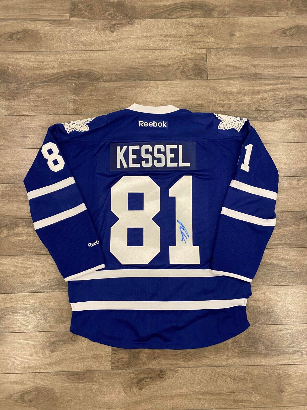 Toronto Maple Leafs Phil Kessel Signed NHL Reebok Jersey Size Large