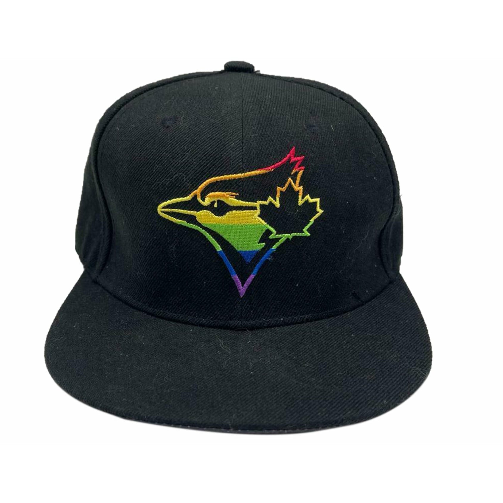 Toronto Blue Jays Pride Black Snapback Hat Cap
