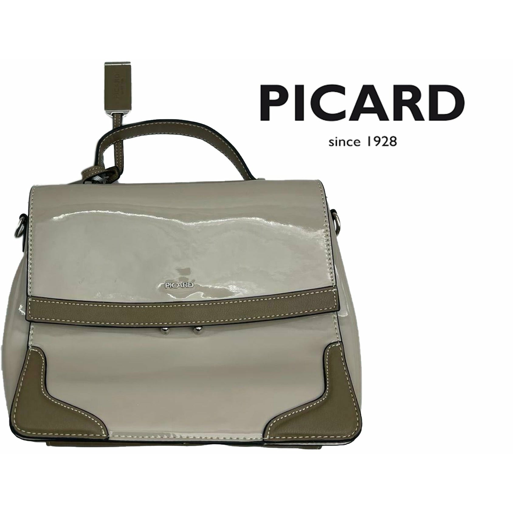 Vtg Picard Leather Shoulder Bag Purse