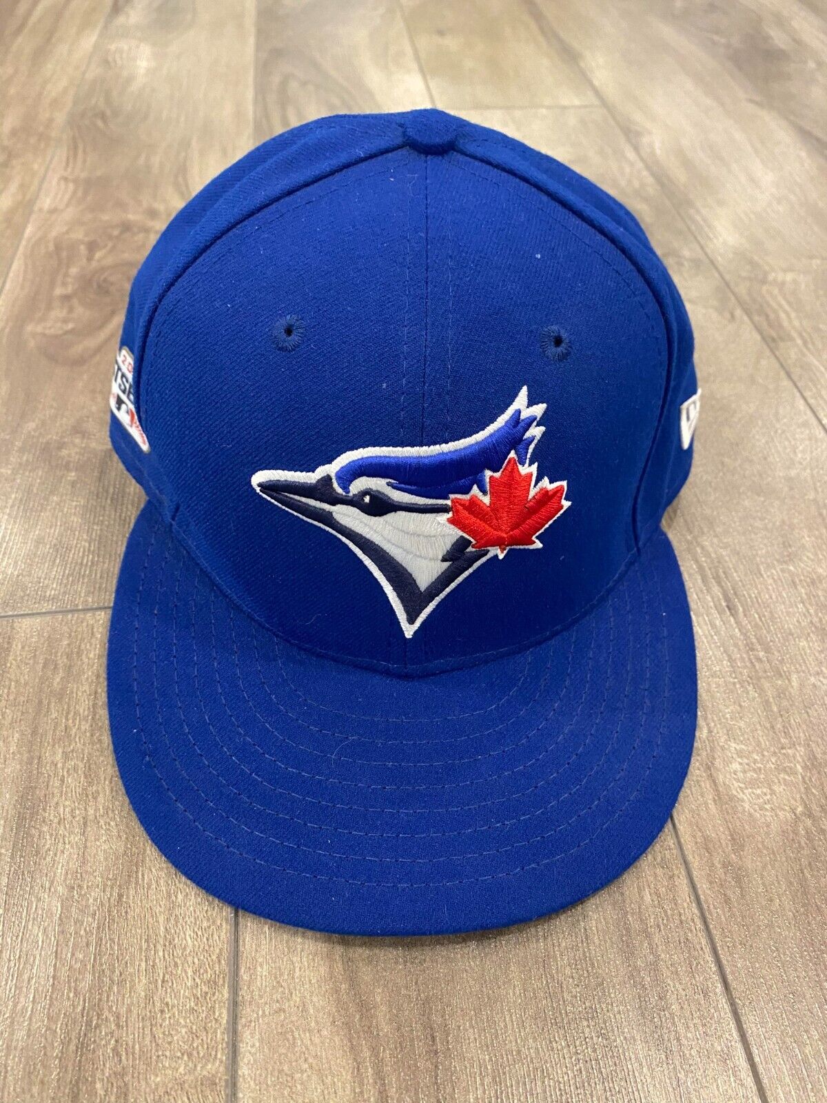 Toronto Blue Jays Hat Fitted Men 7 1/2 Blue New Era 59Fifty MLB 2016 Post Season