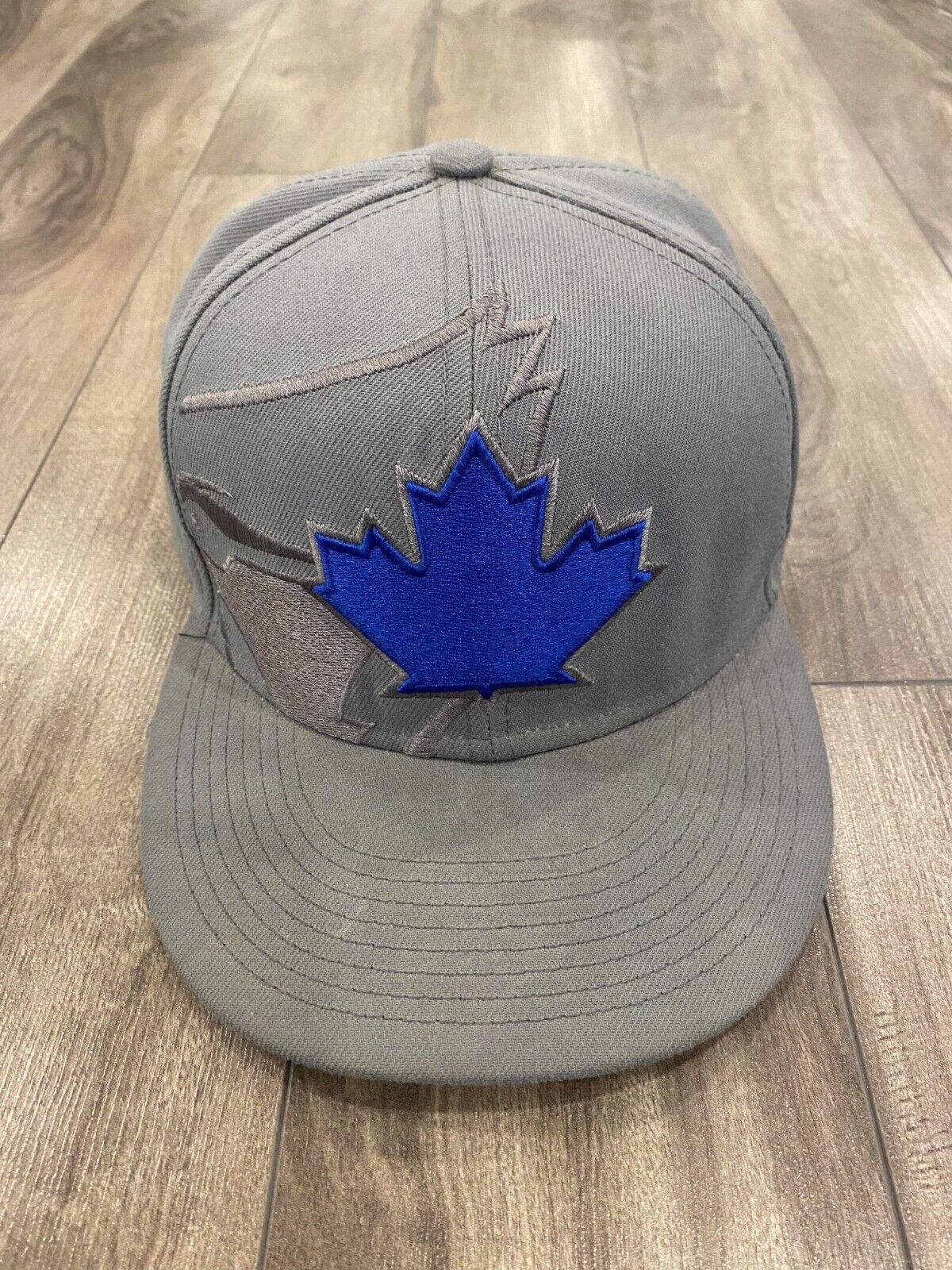 Toronto Blue Jays Hat Cap Fitted 7 1/4 Gray New Era 59Fifty MLB Baseball