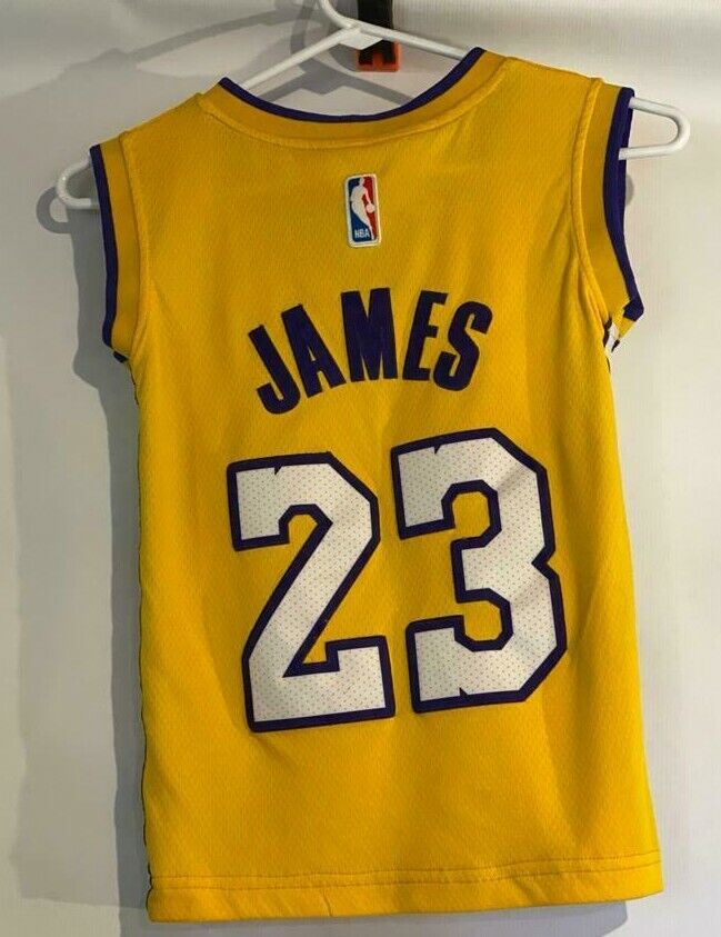 Nike NBA Authentic Icon Los Angeles Lakers LeBron James #23 Jersey S