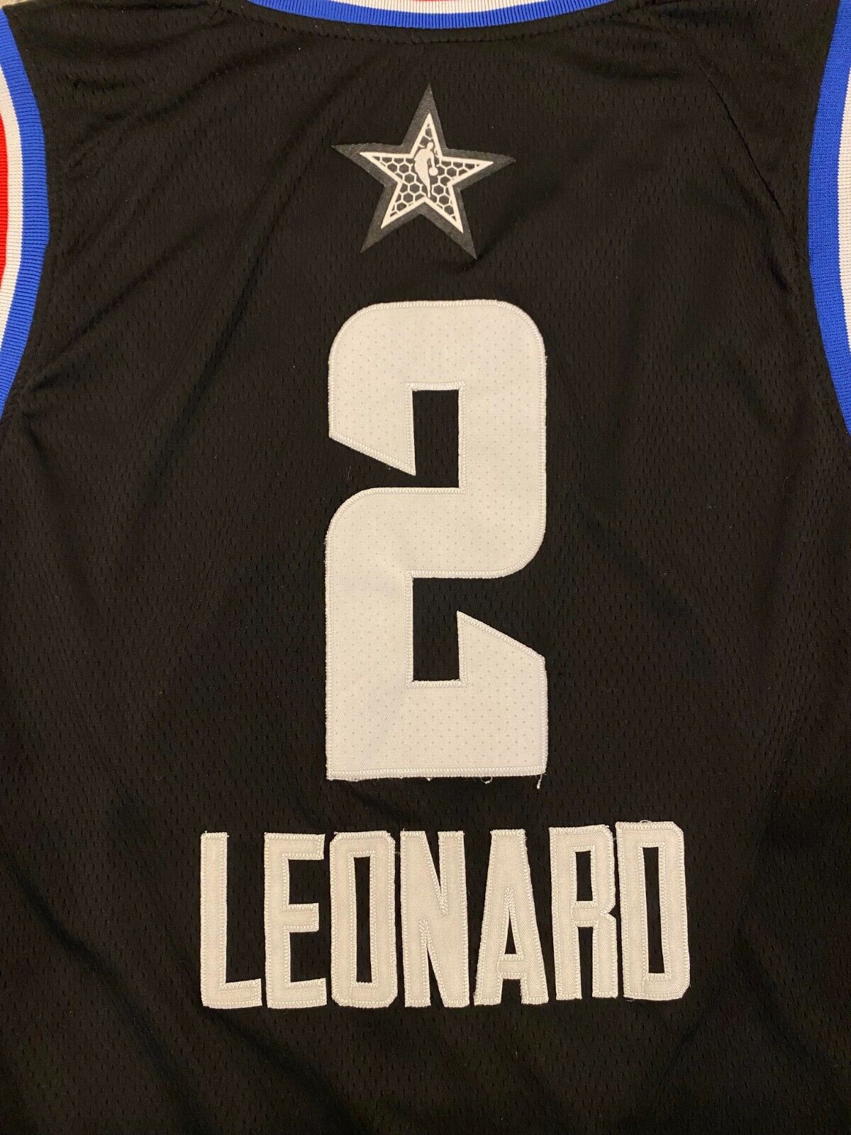 Kawhi Leonard Jersey Mens Large Black 2019 All Star NBA Nike Jordan (50)