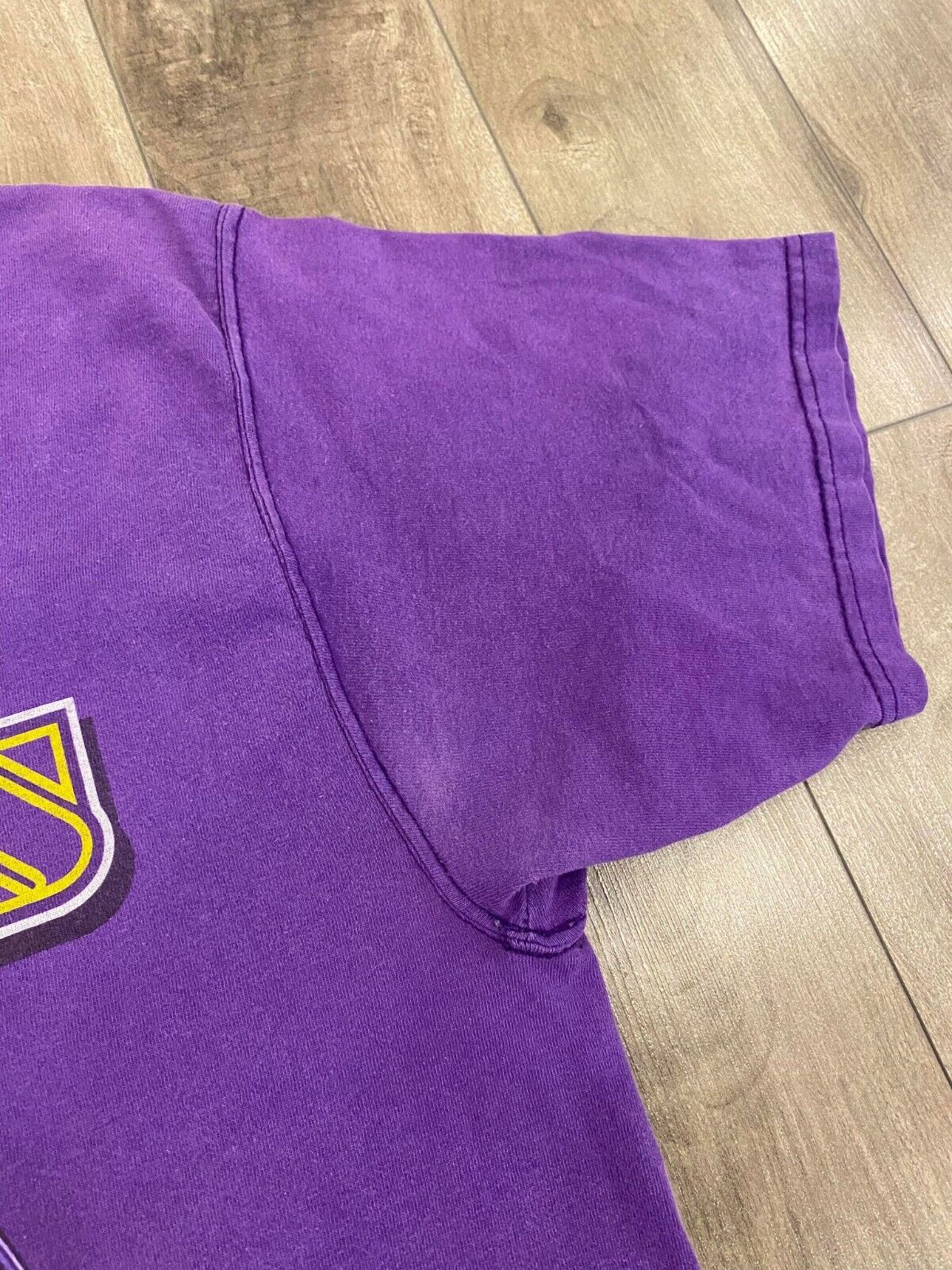 VINTAGE Minnesota Vikings T Shirt Mens Medium Purple NFL Football Casual 90s