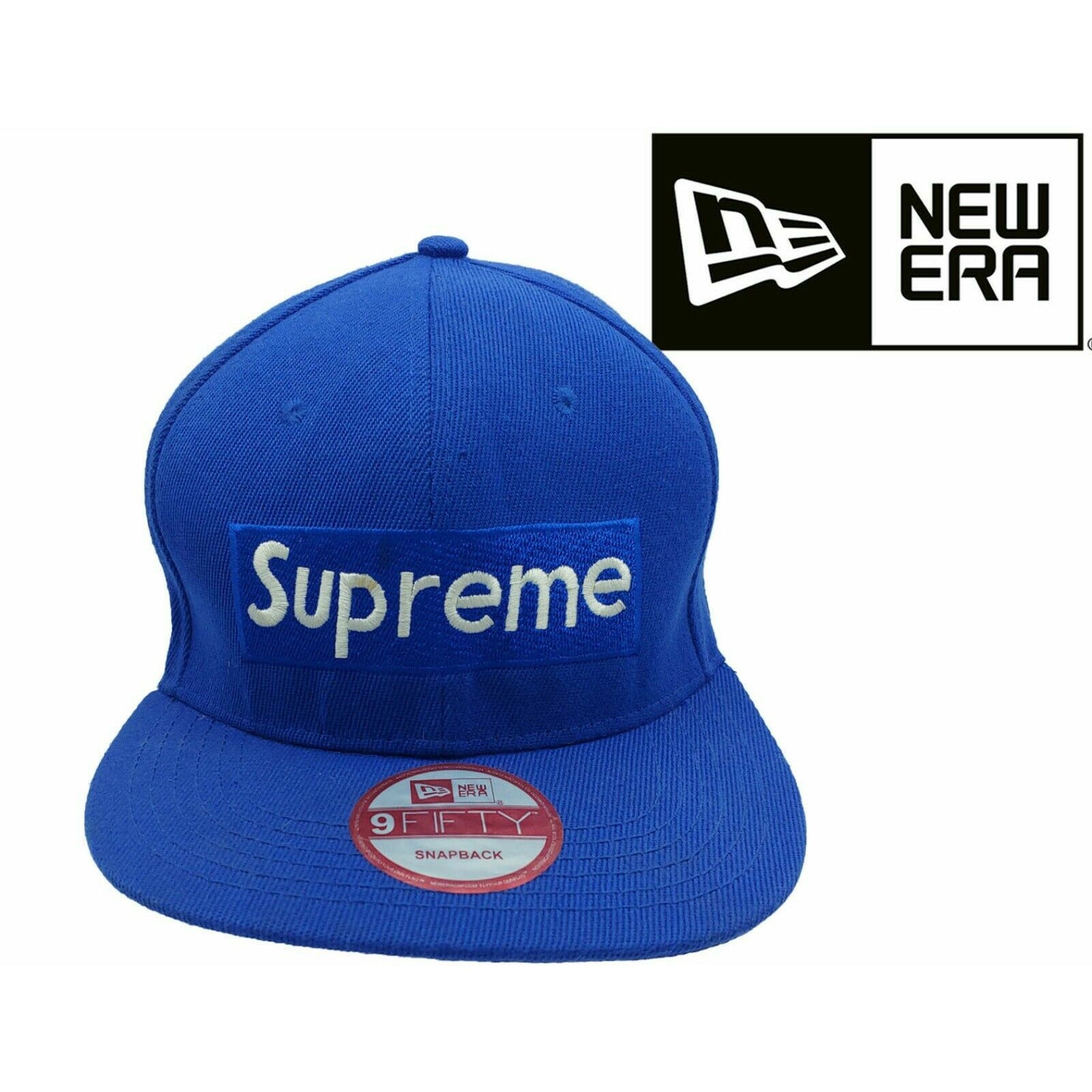 Box logo hat Supreme Blue size L International in Cotton - 29001334