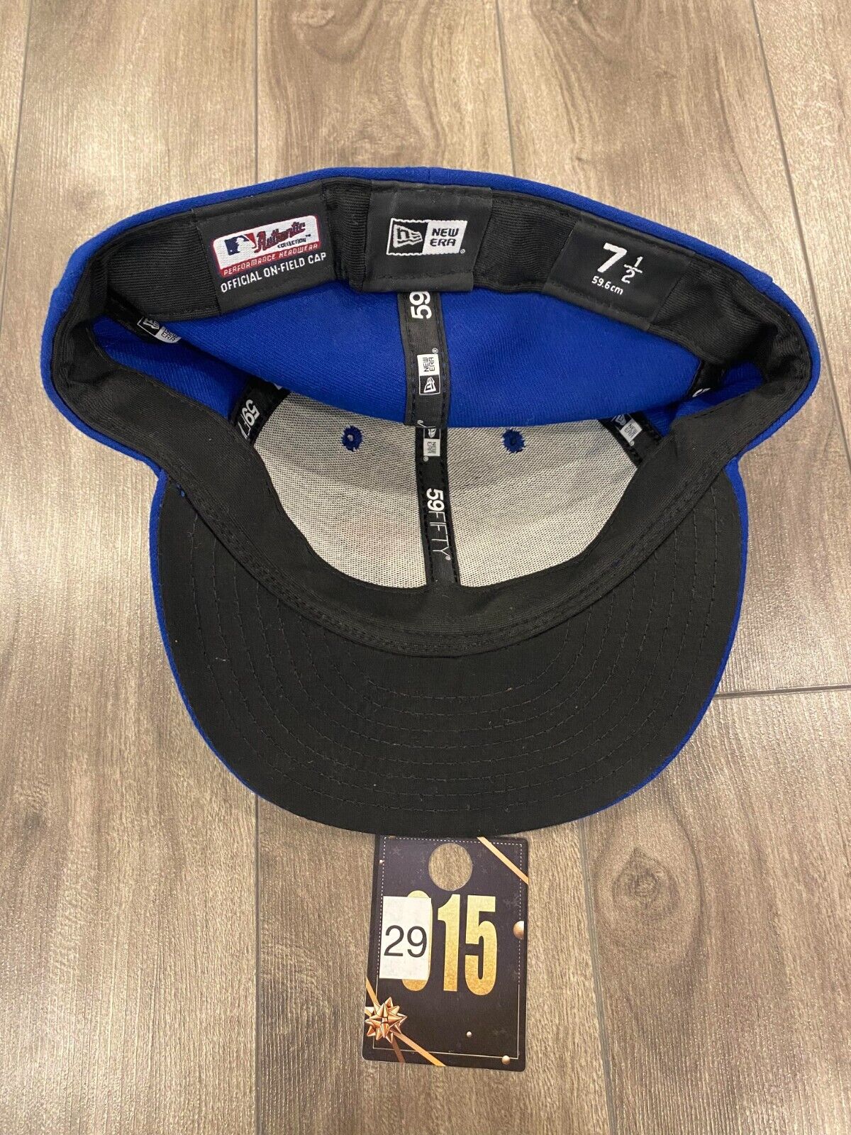 Toronto Blue Jays Hat Fitted Men 7 1/2 Blue New Era 59Fifty MLB 2016 Post Season