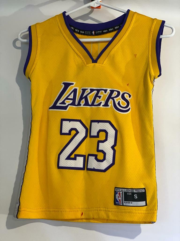 Nike NBA Authentic Icon Los Angeles Lakers LeBron James #23 Jersey S