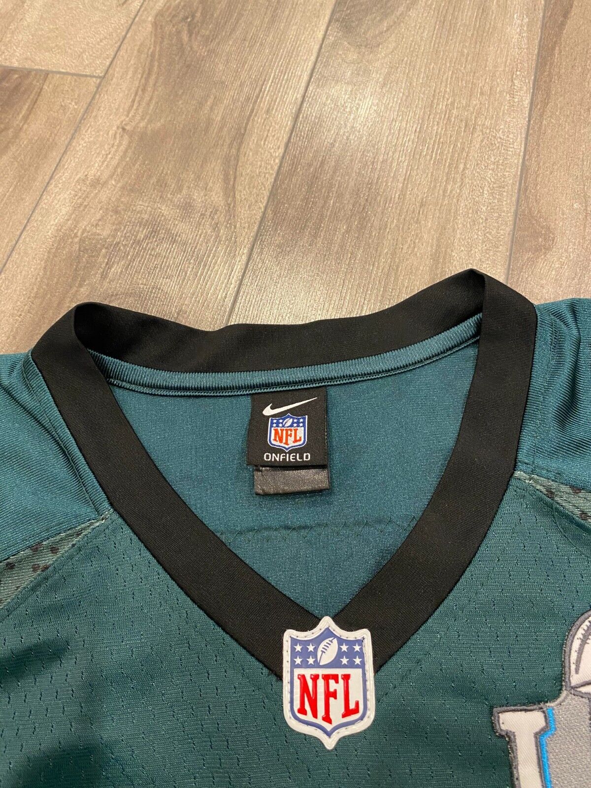 Philadelphia Eagles Carson Wentz Jersey Mens 48 Green Super Bowl LII NFL Nike