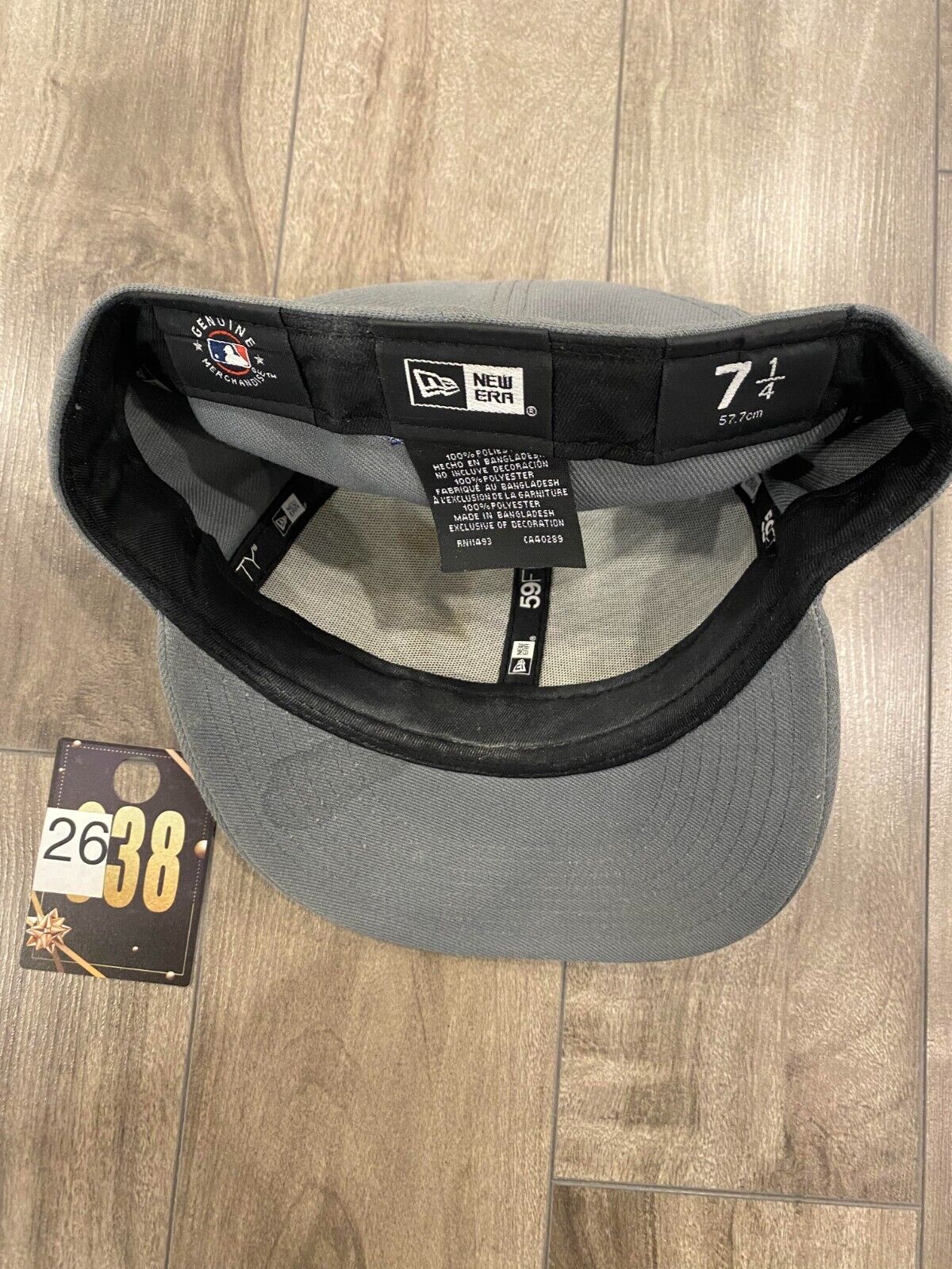 Toronto Blue Jays Hat Cap Fitted 7 1/4 Gray New Era 59Fifty MLB Baseball