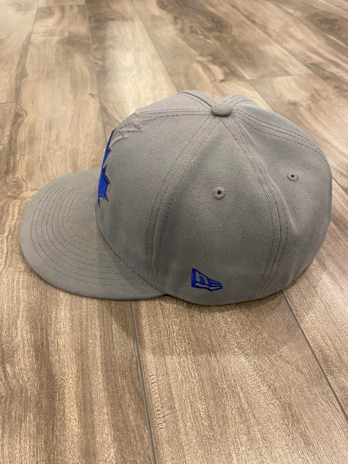 Toronto Blue Jays Hat Cap Fitted 7 1/4 Gray New Era 59Fifty MLB Baseball