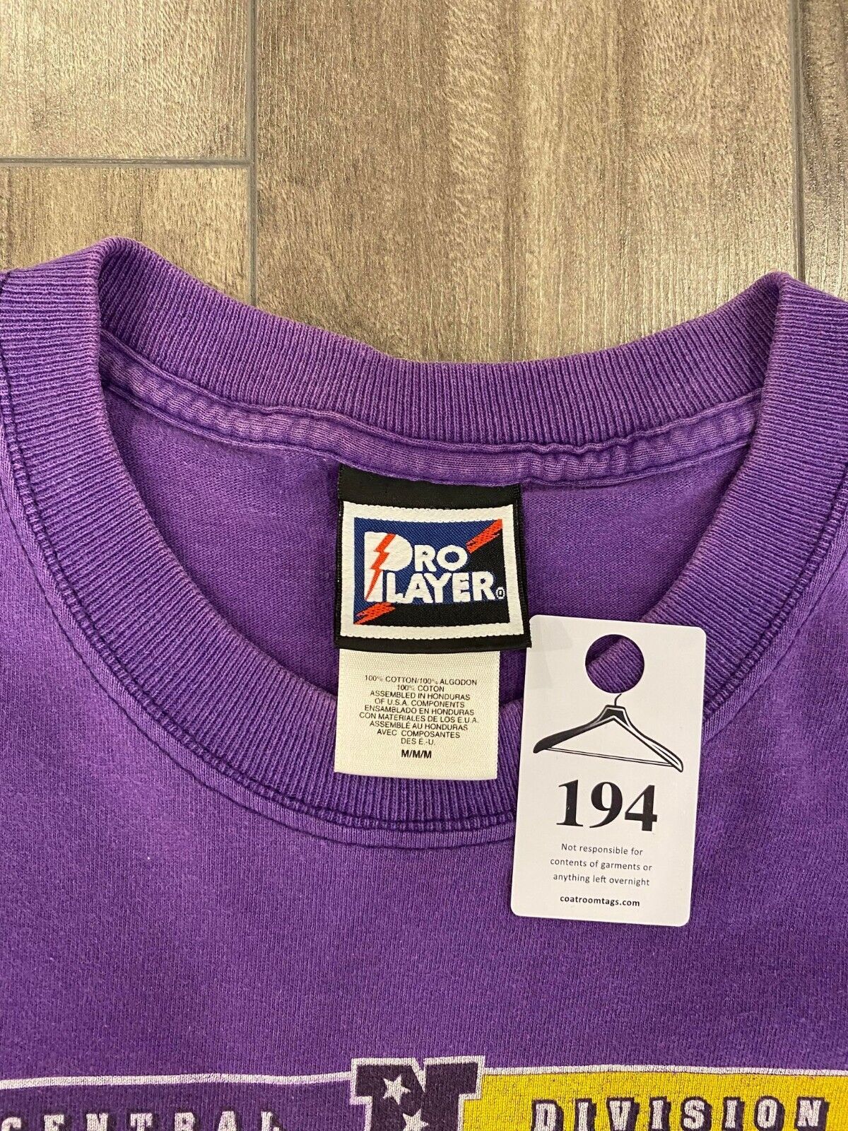 VINTAGE Minnesota Vikings T Shirt Mens Medium Purple NFL Football Casual 90s