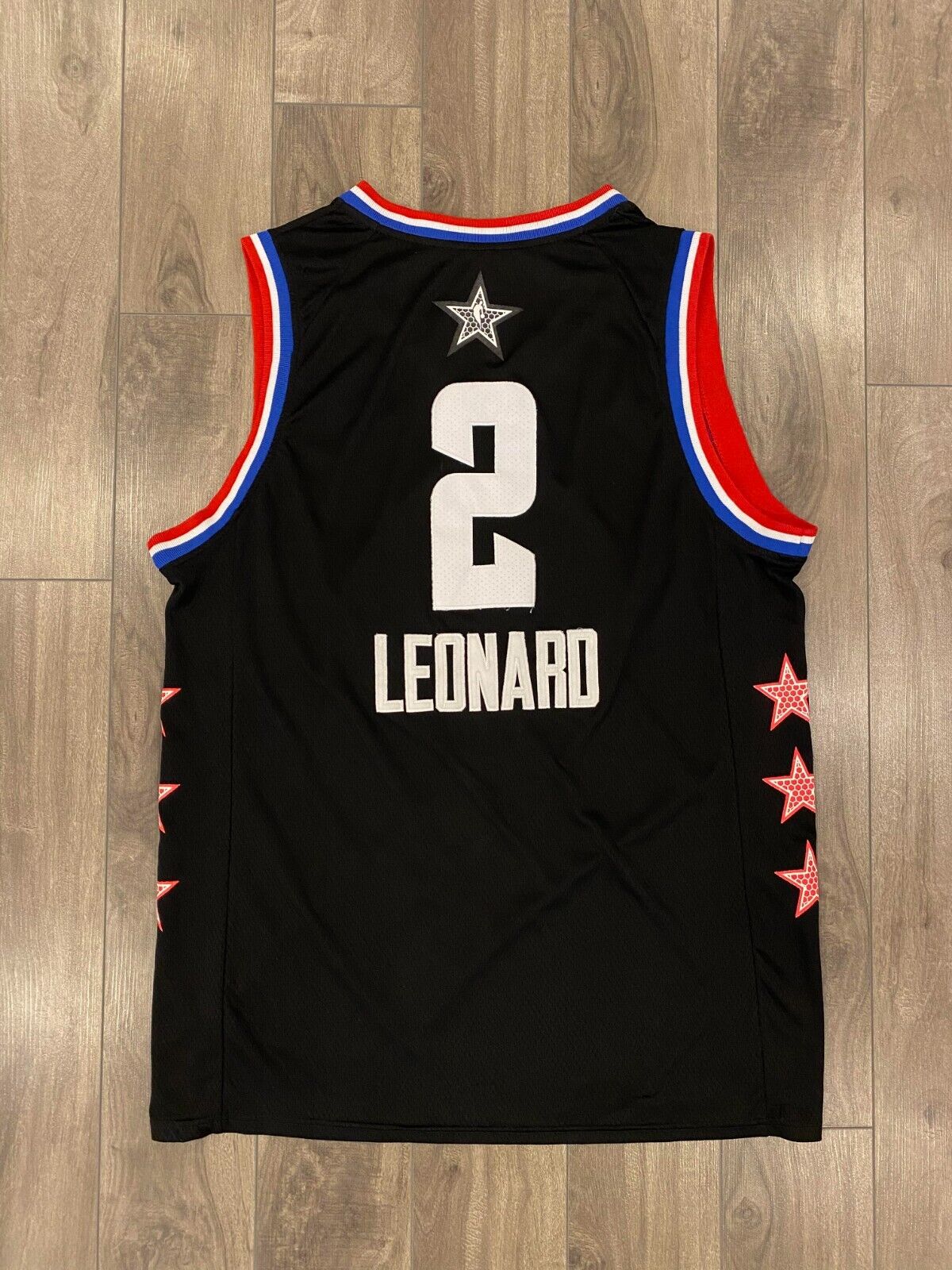 Kawhi Leonard Jersey Mens Large Black 2019 All Star NBA Nike Jordan (50)