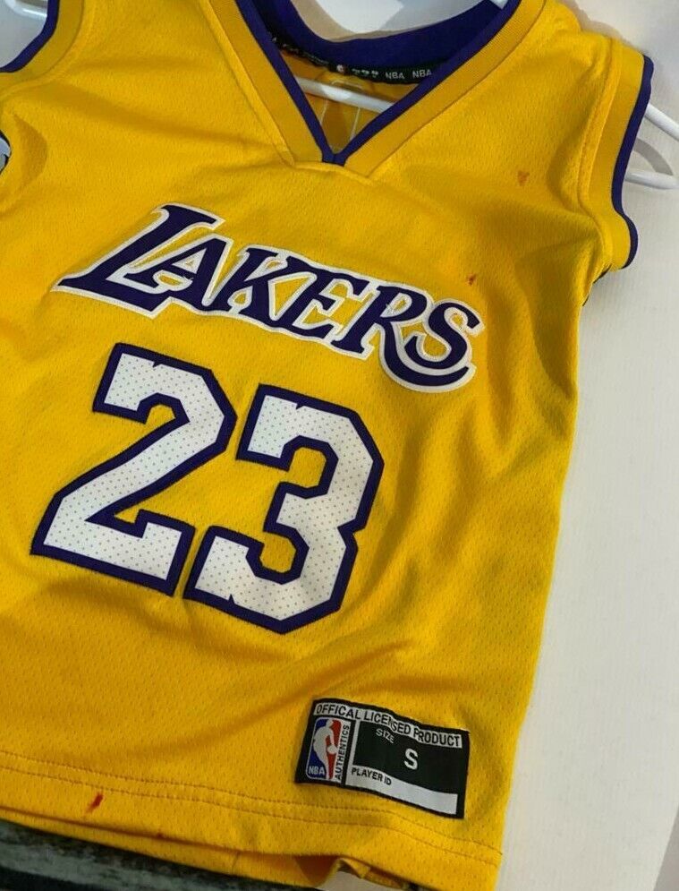 Nike NBA Authentic Icon Los Angeles Lakers LeBron James #23 Jersey S