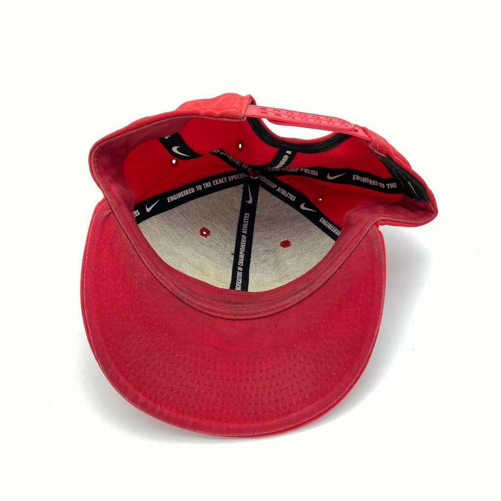 Nike Red Baseball Cap Hat Adjustable RN 56323 OSFA