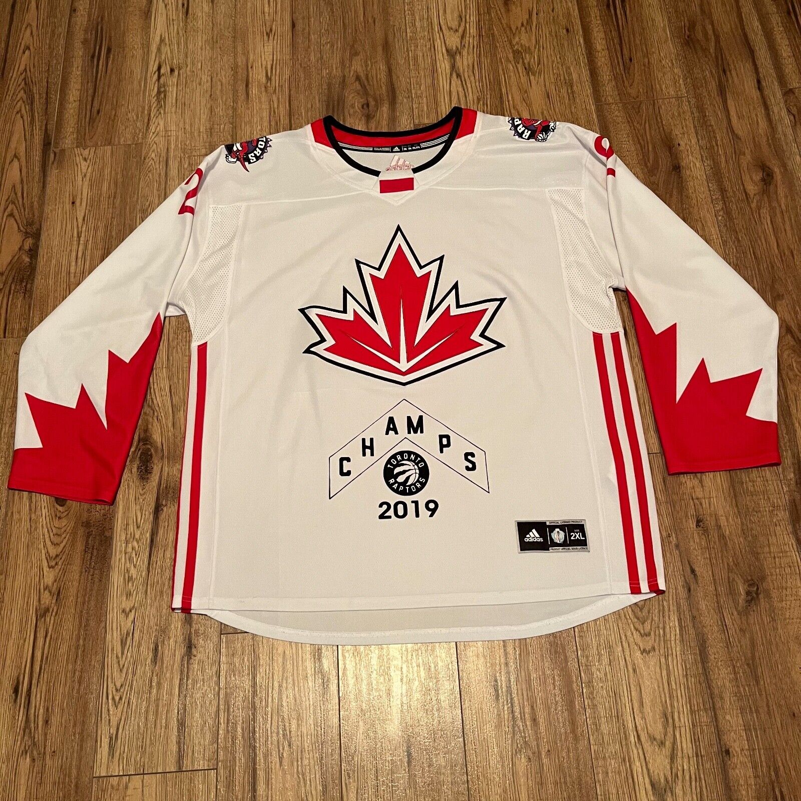 Adidas 2019 Toronto Raptors Champs Jersey Men 2xl