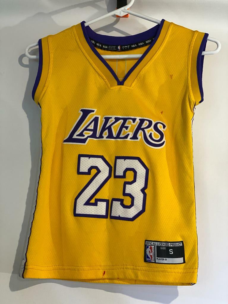 Nike NBA Authentic Icon Los Angeles Lakers LeBron James #23 Jersey S