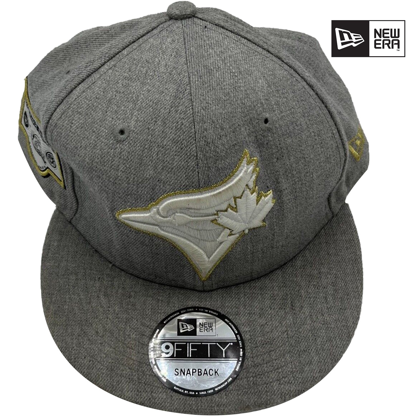 Toronto Blue Jays New Era 25th Season Gold Snapback